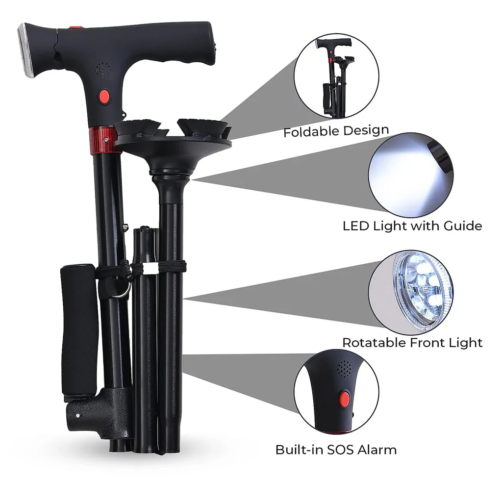 Ready Walker Walking Cane in use